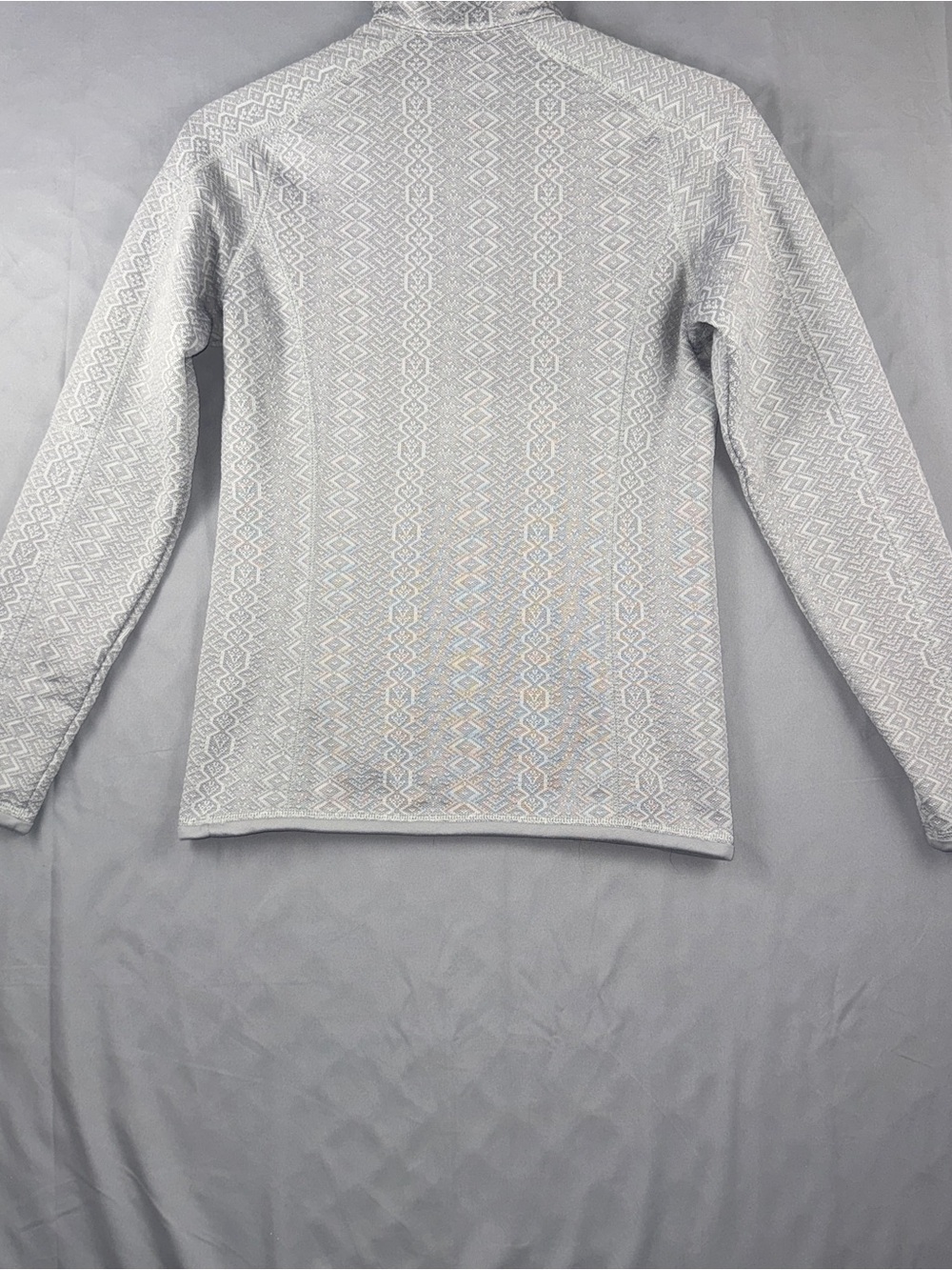 Patagonia Better Sweater 1/4 Zip Fleece Pullover Nordic Geometric Gray Womens S - Picture 2 of 10